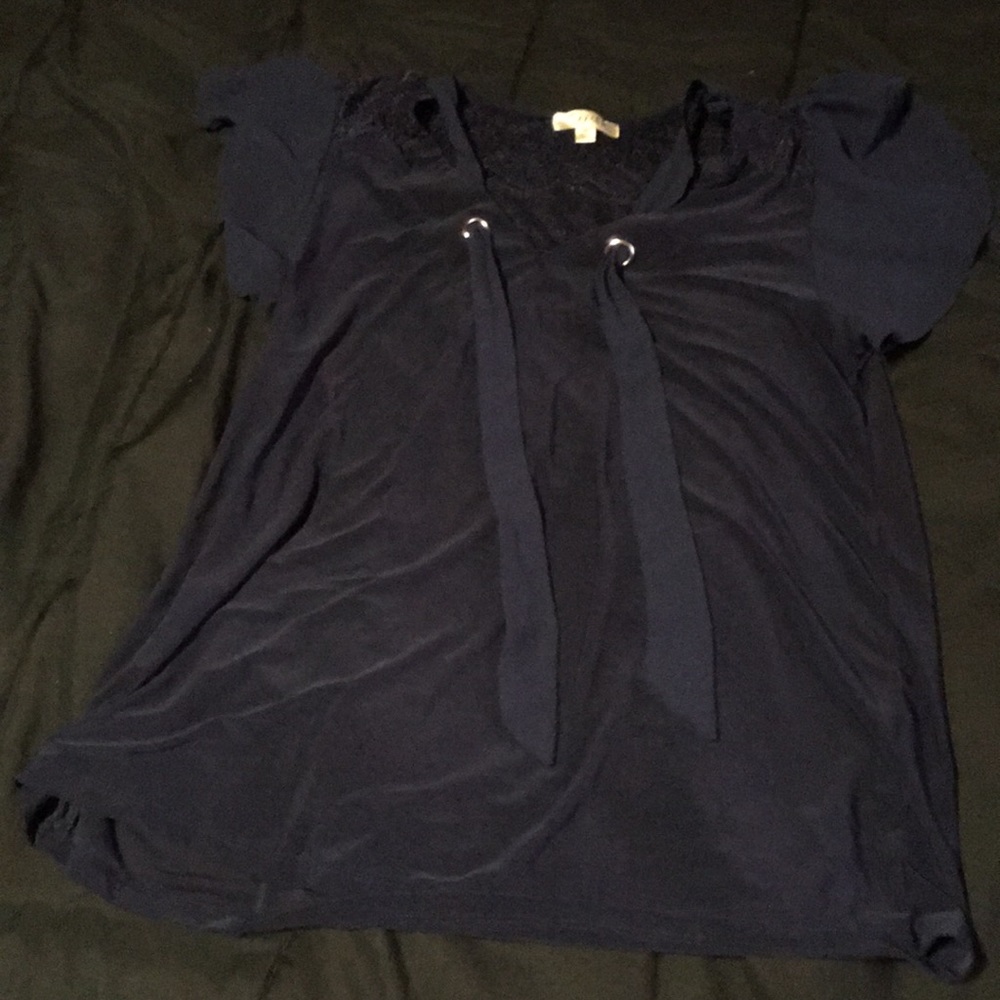 Navy blue business shirt